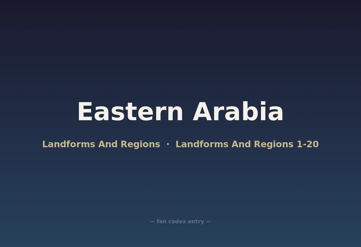 Eastern Arabia