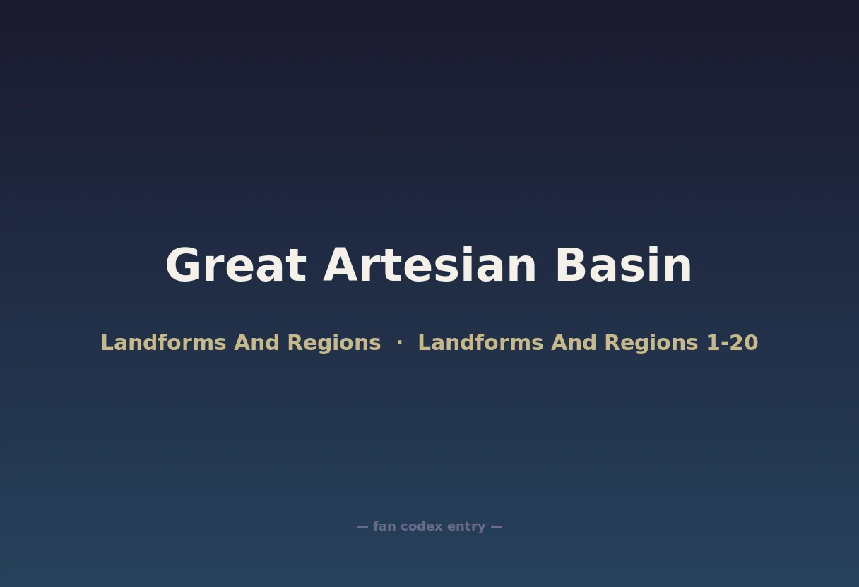 Great Artesian Basin