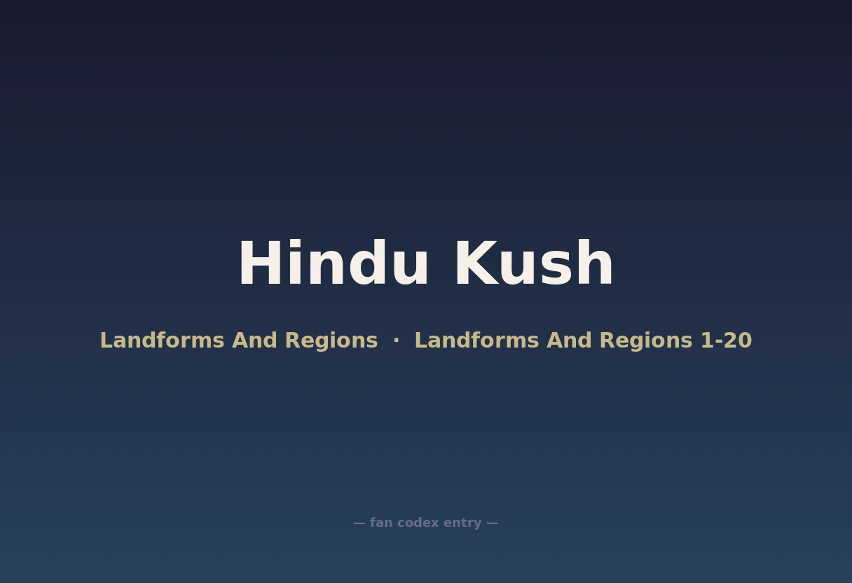 Hindu Kush