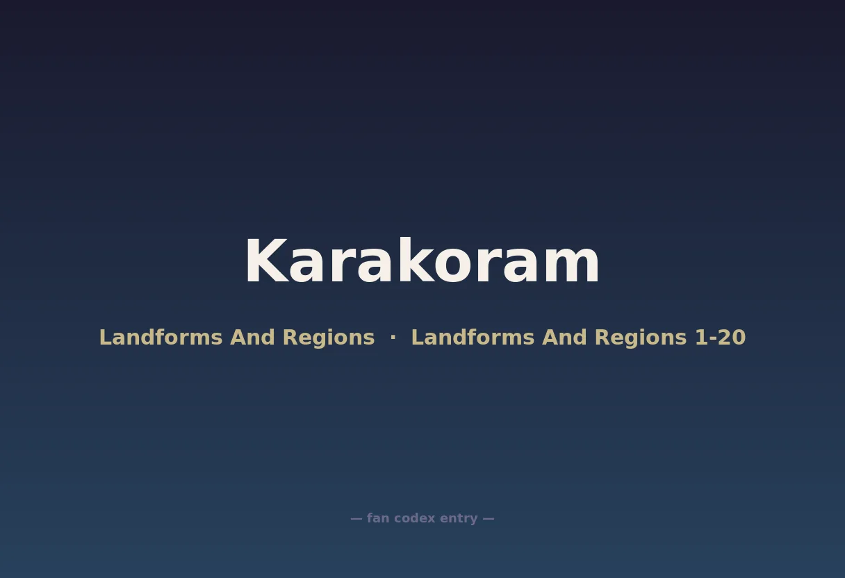 Karakoram